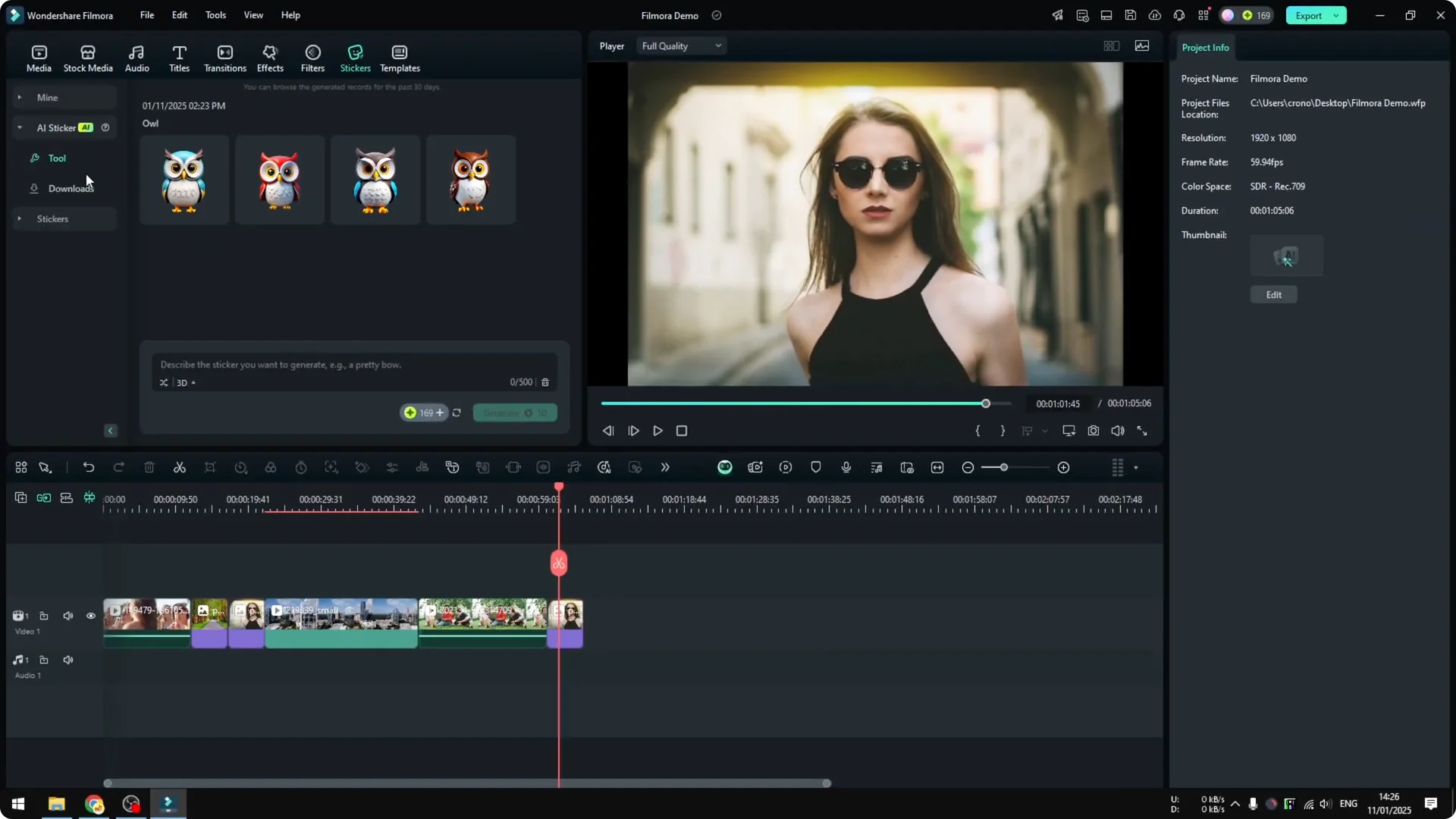 How to Create AI Stickers in Filmora screenshot 2