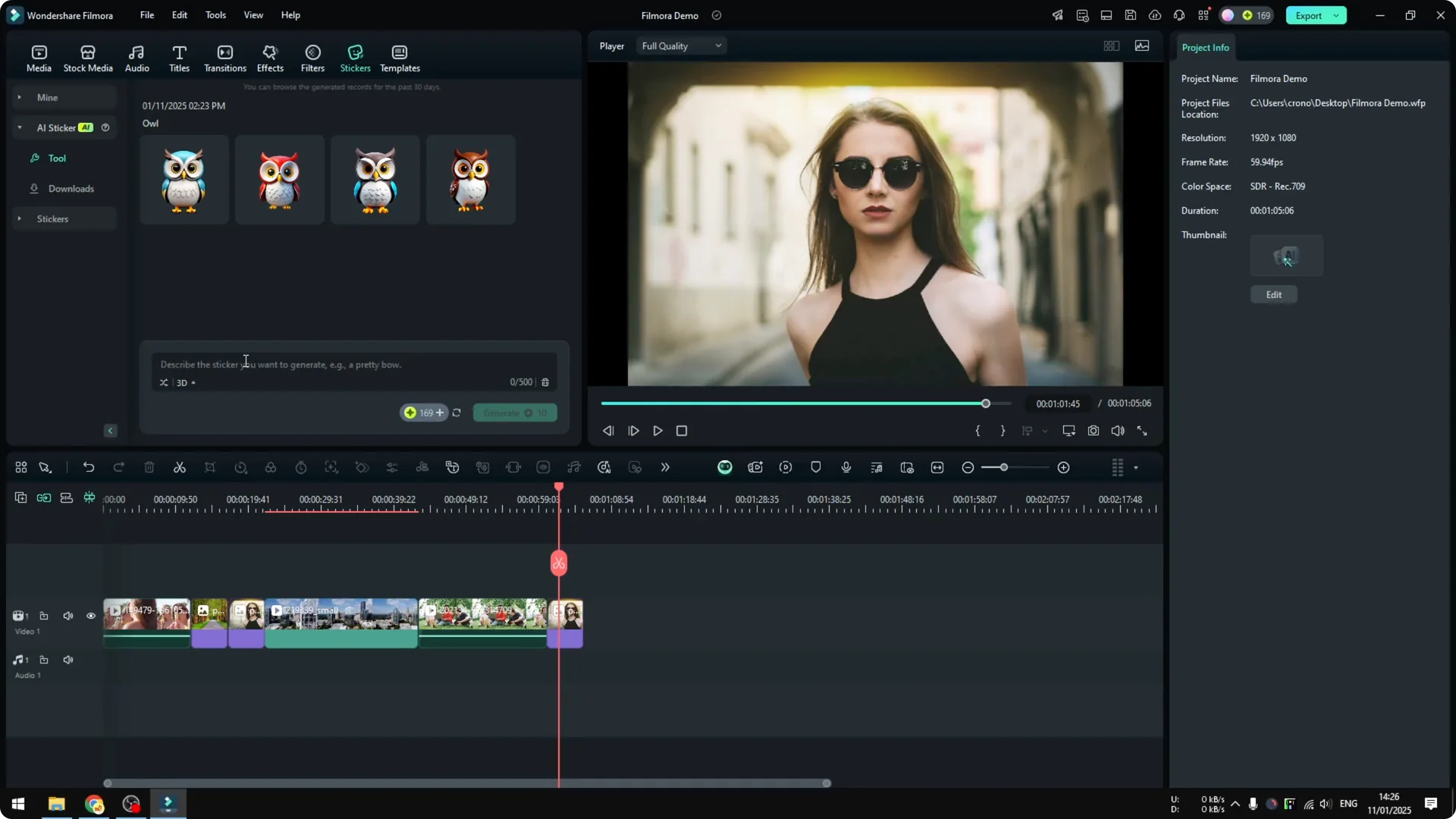 How to Create AI Stickers in Filmora screenshot 3