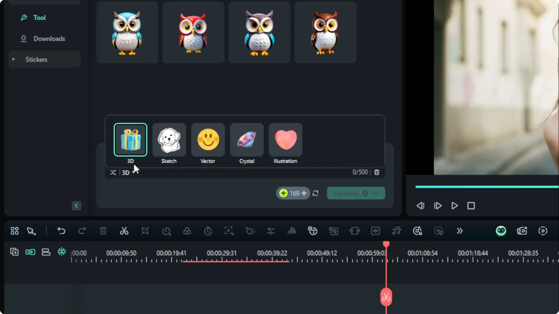 How to Create AI Stickers in Filmora screenshot 4