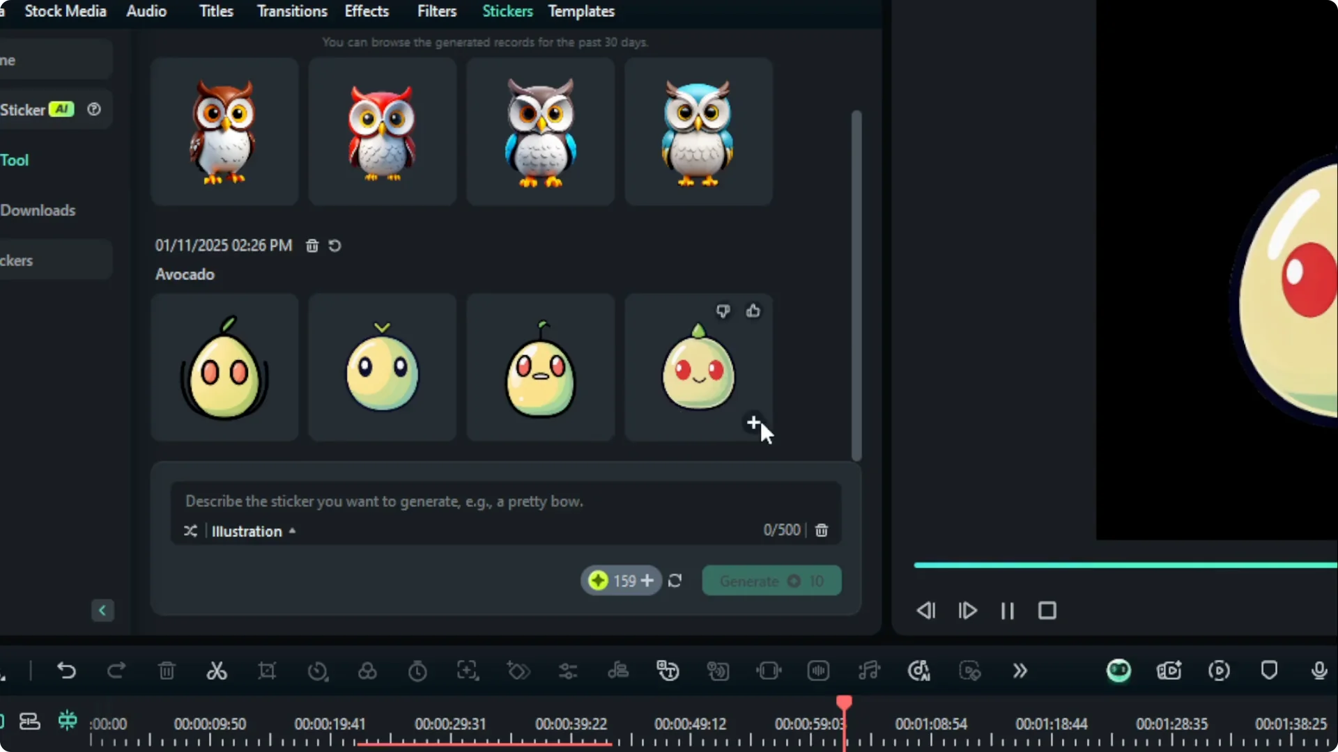 How to Create AI Stickers in Filmora screenshot 8