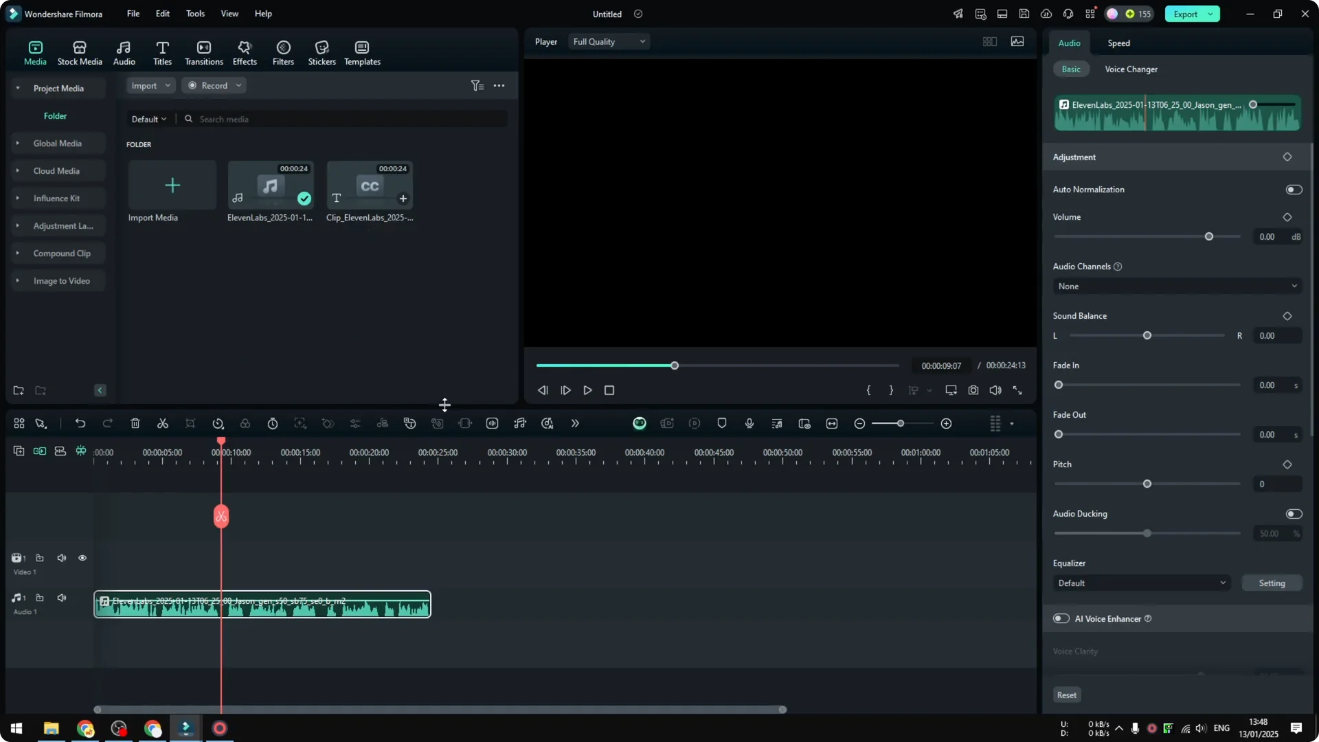 How to Create Auto Caption in Filmora screenshot 1