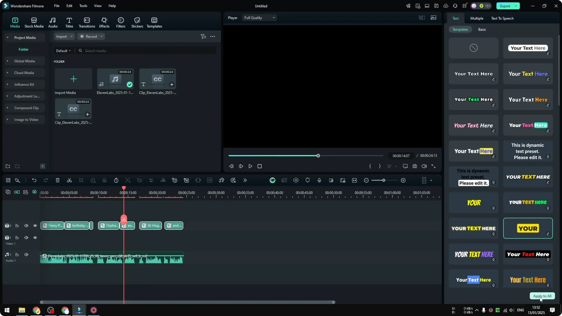 How to Create Auto Caption in Filmora screenshot 10