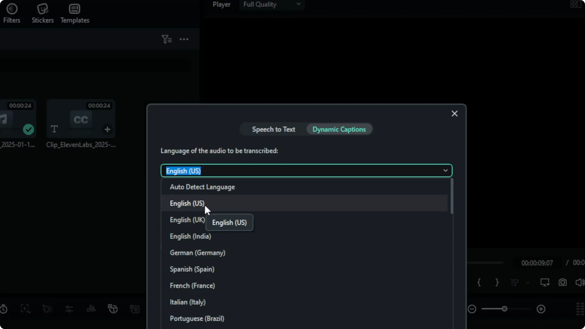 How to Create Auto Caption in Filmora screenshot 4