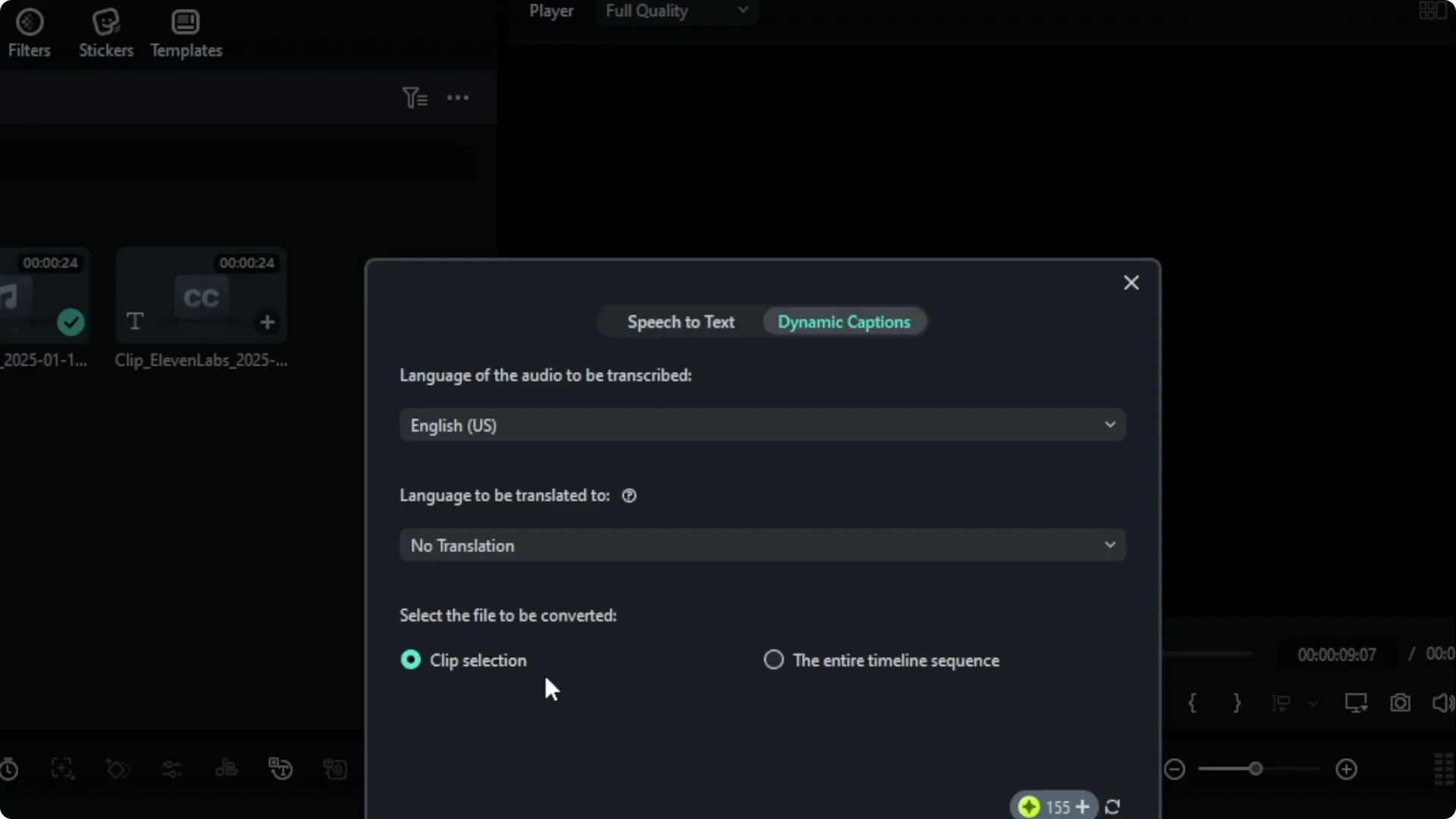 How to Create Auto Caption in Filmora screenshot 5
