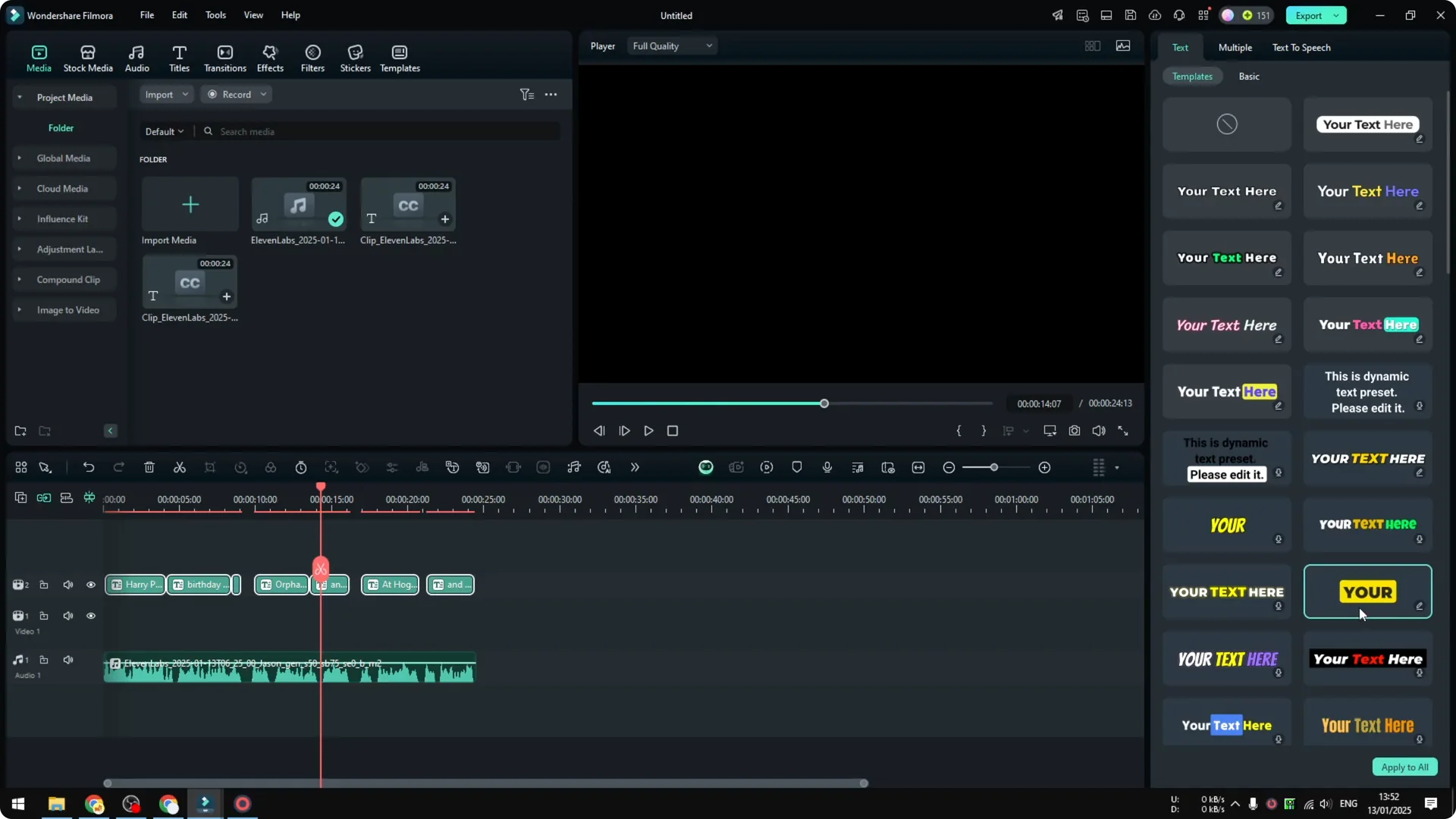 How to Create Auto Caption in Filmora screenshot 9