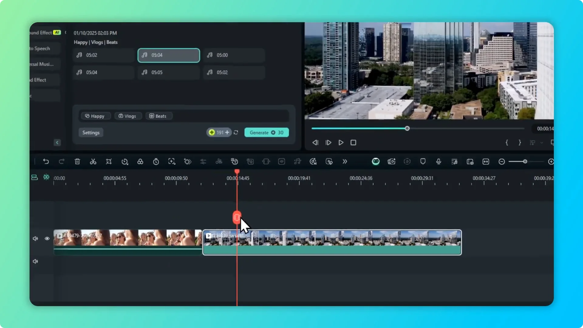 How To Create Background Music Using Filmora AI screenshot 6