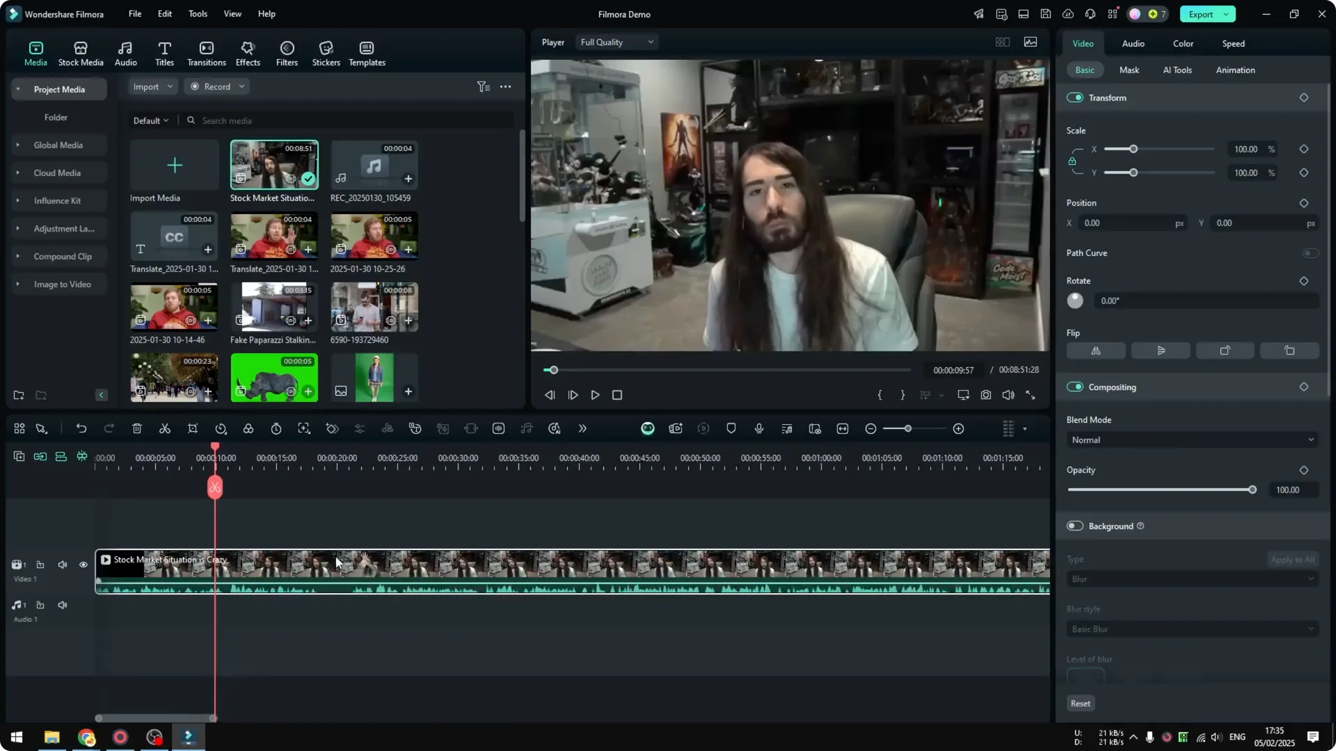 How to Remove Awkward Silent Using AI in Filmora screenshot 2