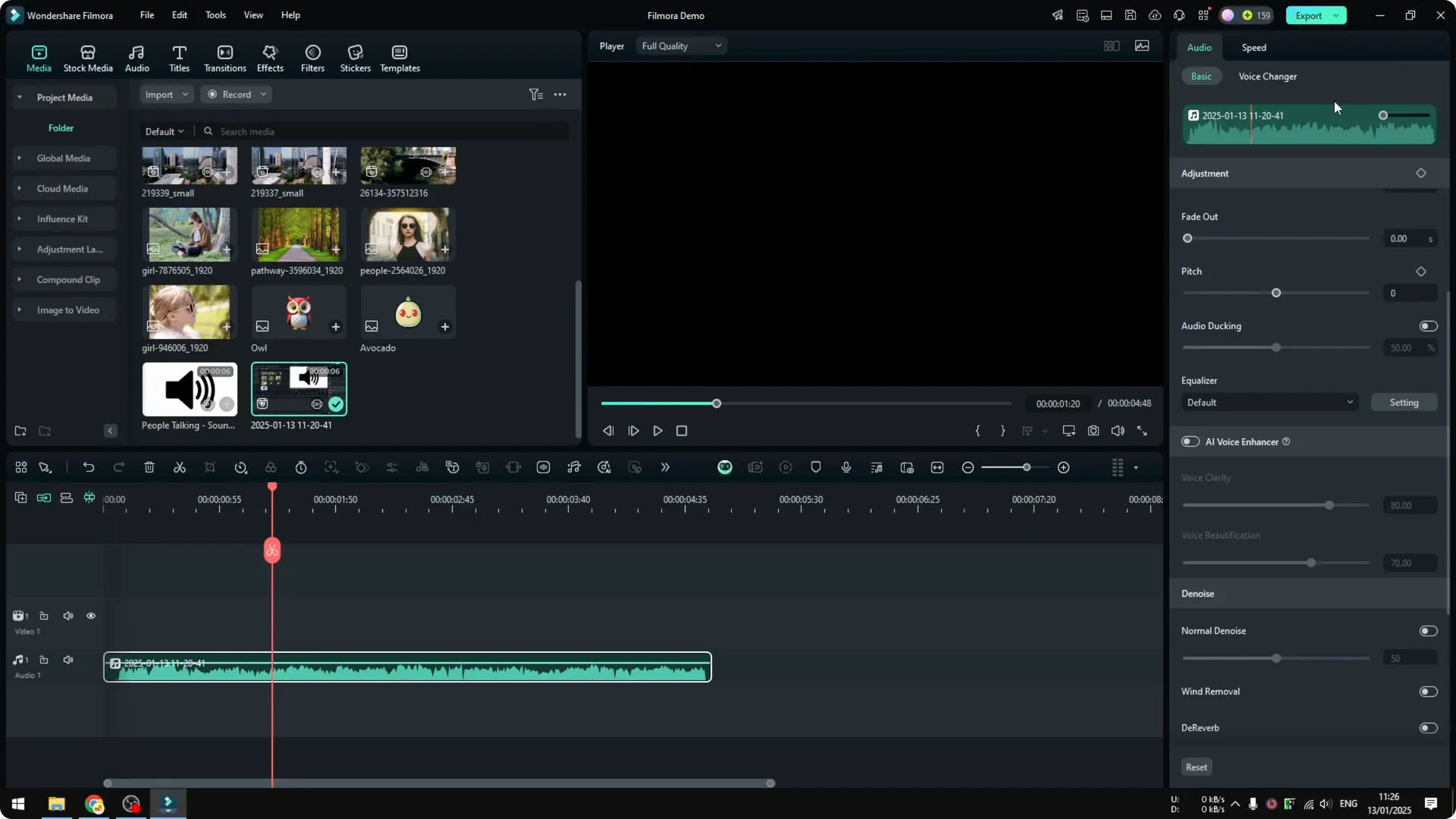 How to Remove Background Audio Noise in Filmora screenshot 2
