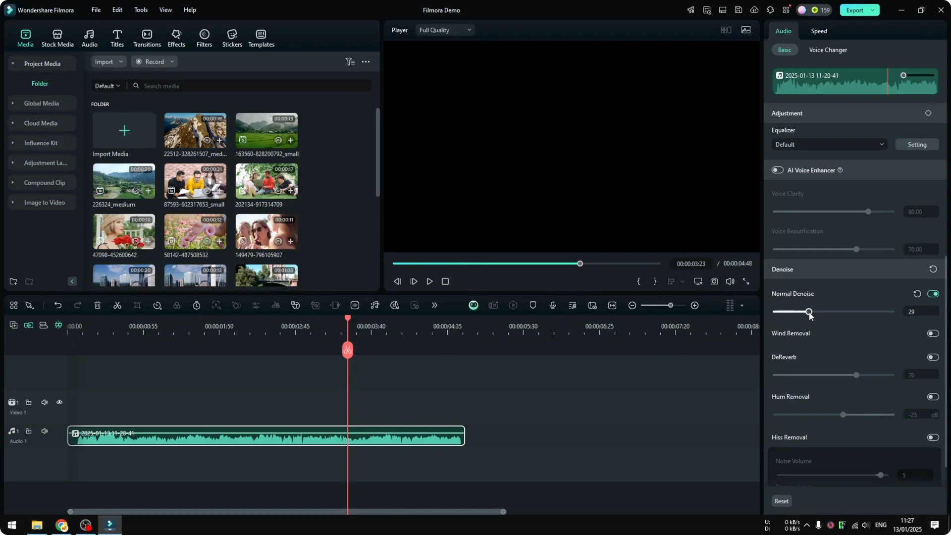 How to Remove Background Audio Noise in Filmora screenshot 4