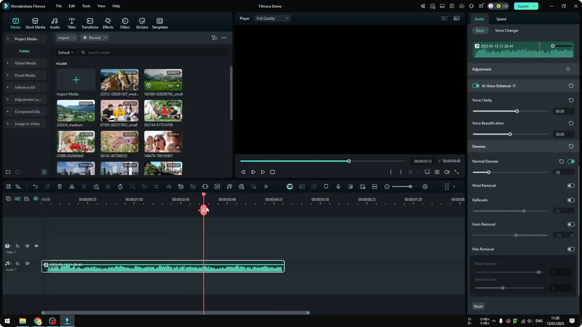How to Remove Background Audio Noise in Filmora screenshot 6