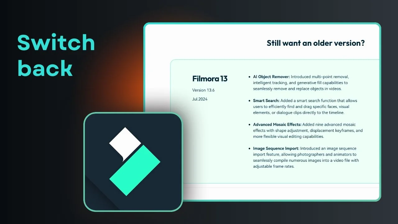 How to Revert Filmora to Previous Version - Featured Image