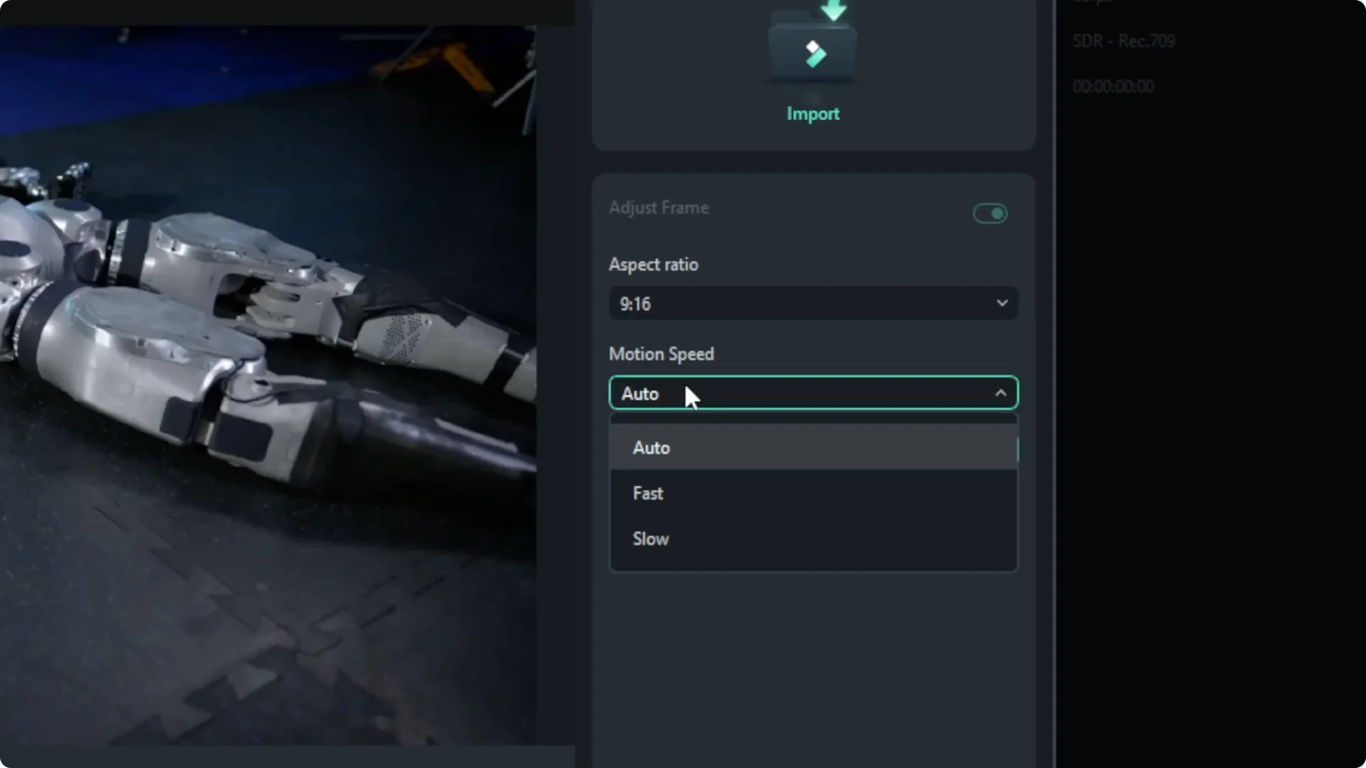 How to Turn Horizontal Video to Vertical in Filmora Using AI screenshot 4