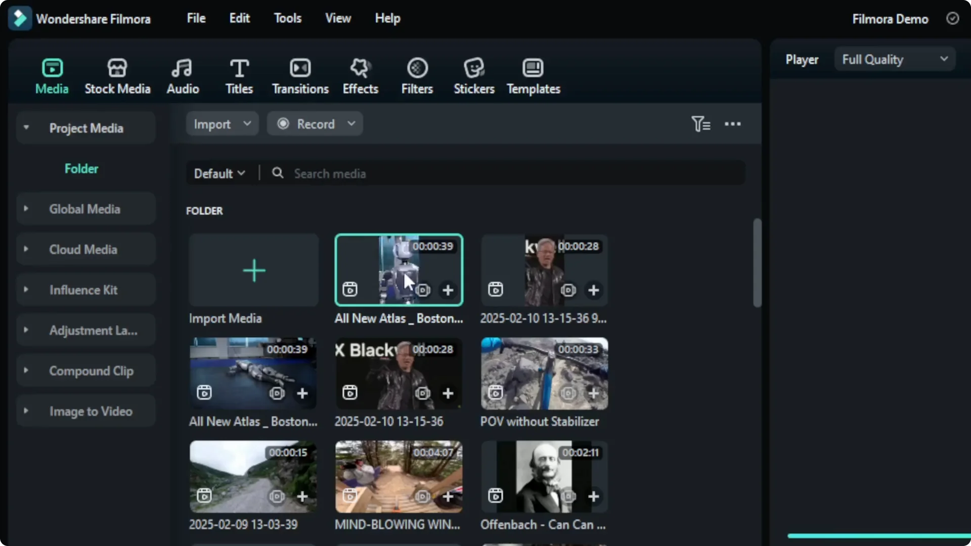 How to Turn Horizontal Video to Vertical in Filmora Using AI screenshot 8