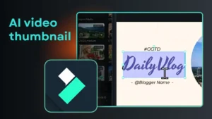 How To Use AI Video Thumbnail In Filmora - Featured Image