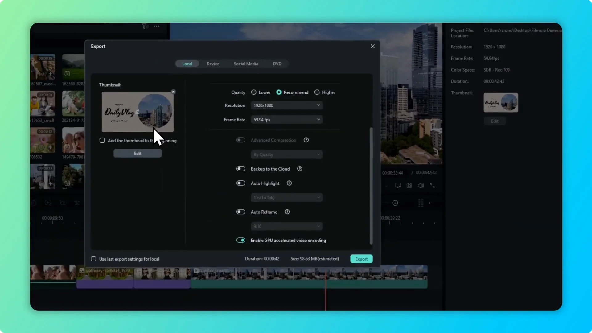 How To Use AI Video Thumbnail In Filmora screenshot 8