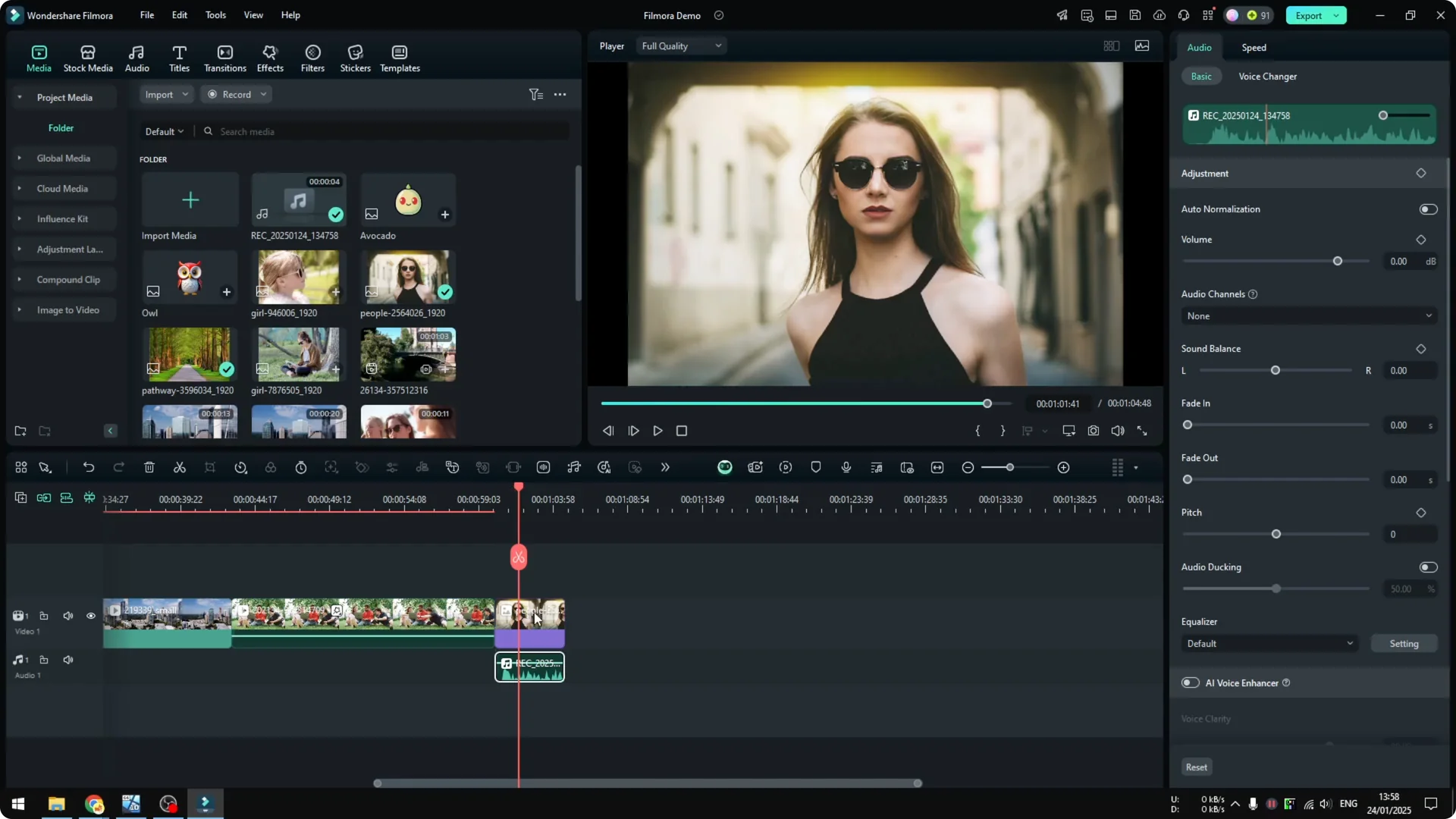 How to Use Speech to Text in Filmora screenshot 1