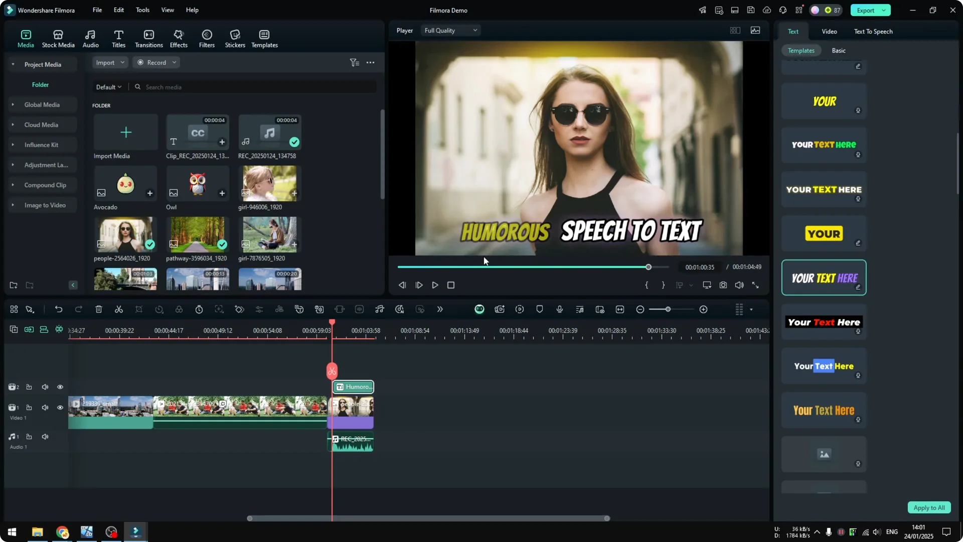 How to Use Speech to Text in Filmora screenshot 7