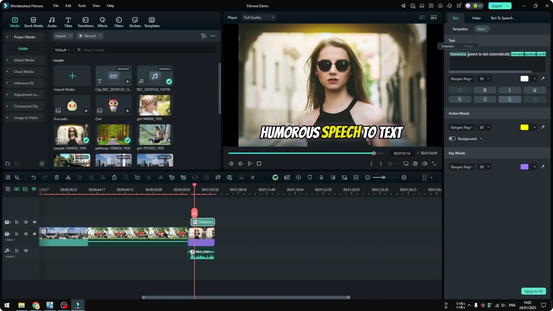 How to Use Speech to Text in Filmora screenshot 8