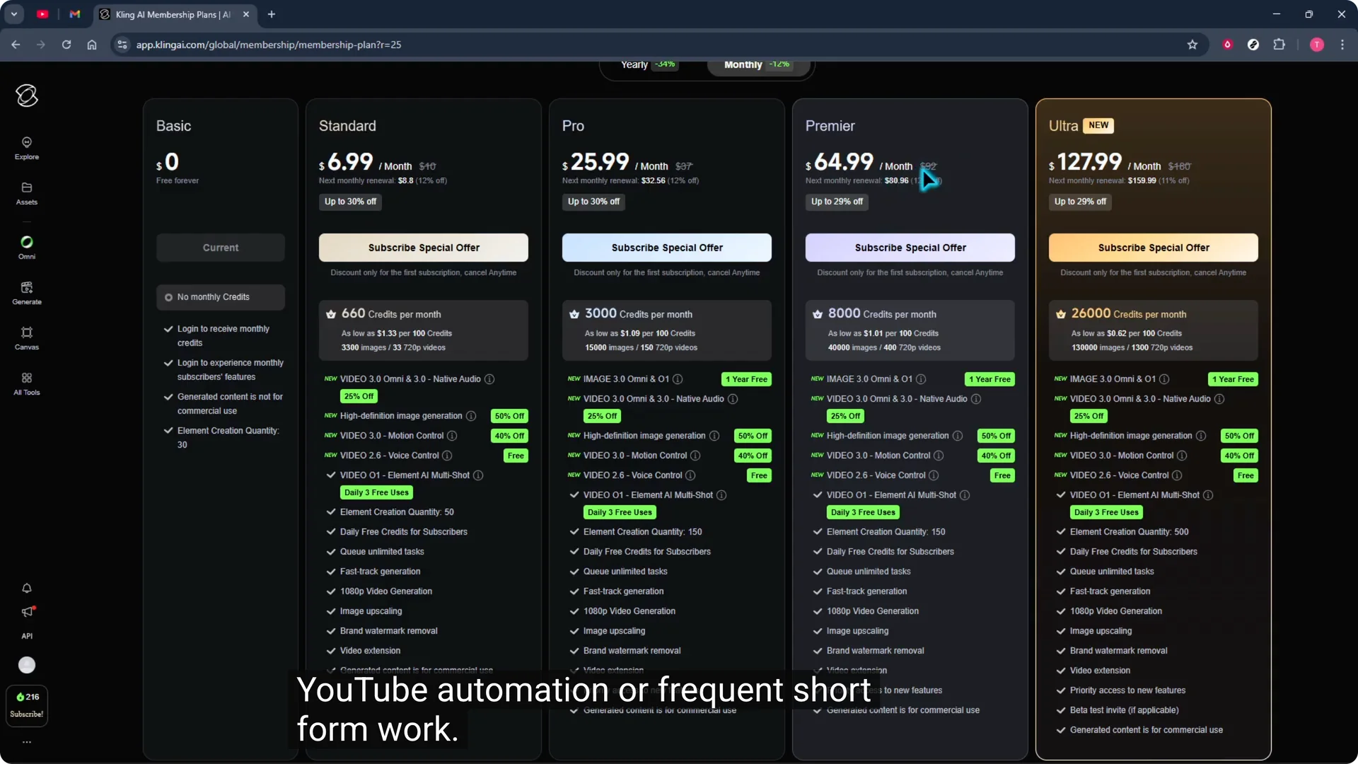 How To Pick A Subscription Plan For Kling AI? screenshot 7