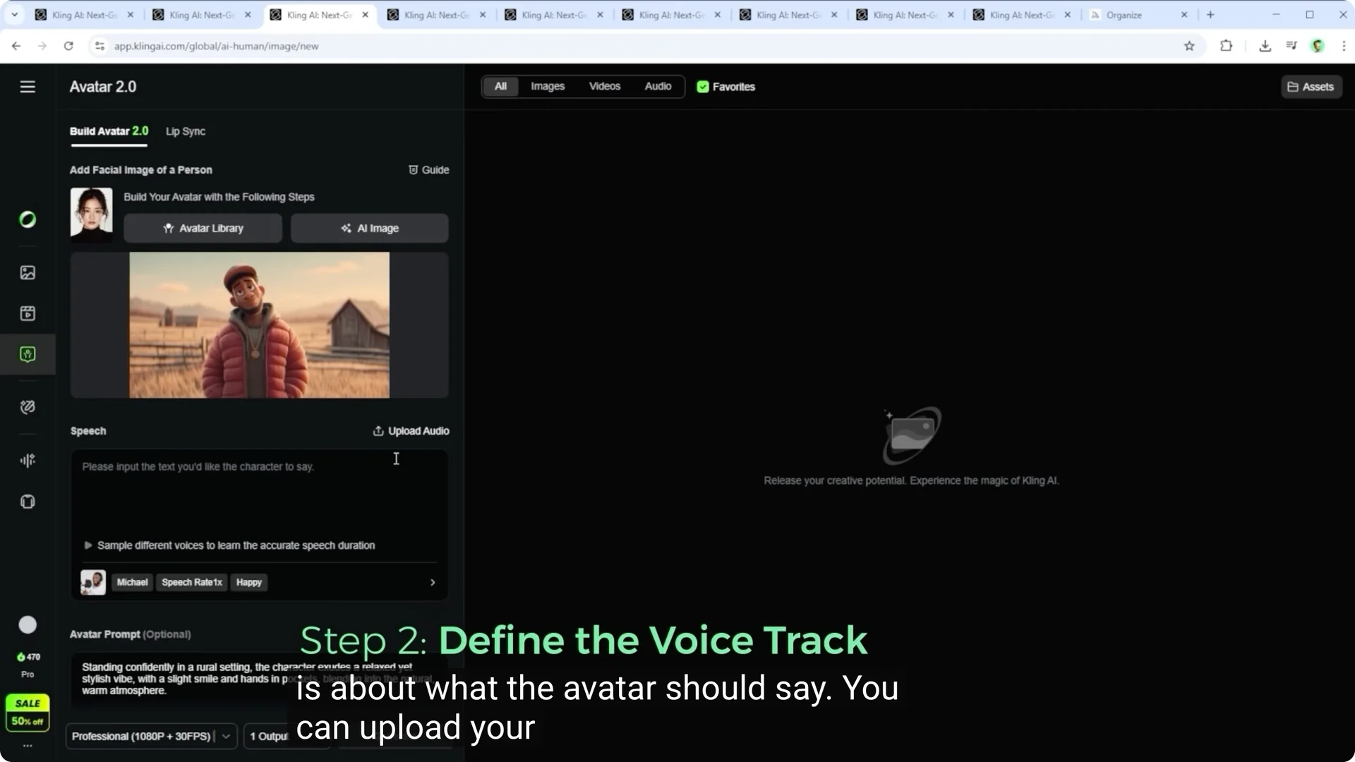 Kling Avatar 2.0 Full Beginner Tutorial – Image to Avatar screenshot 10