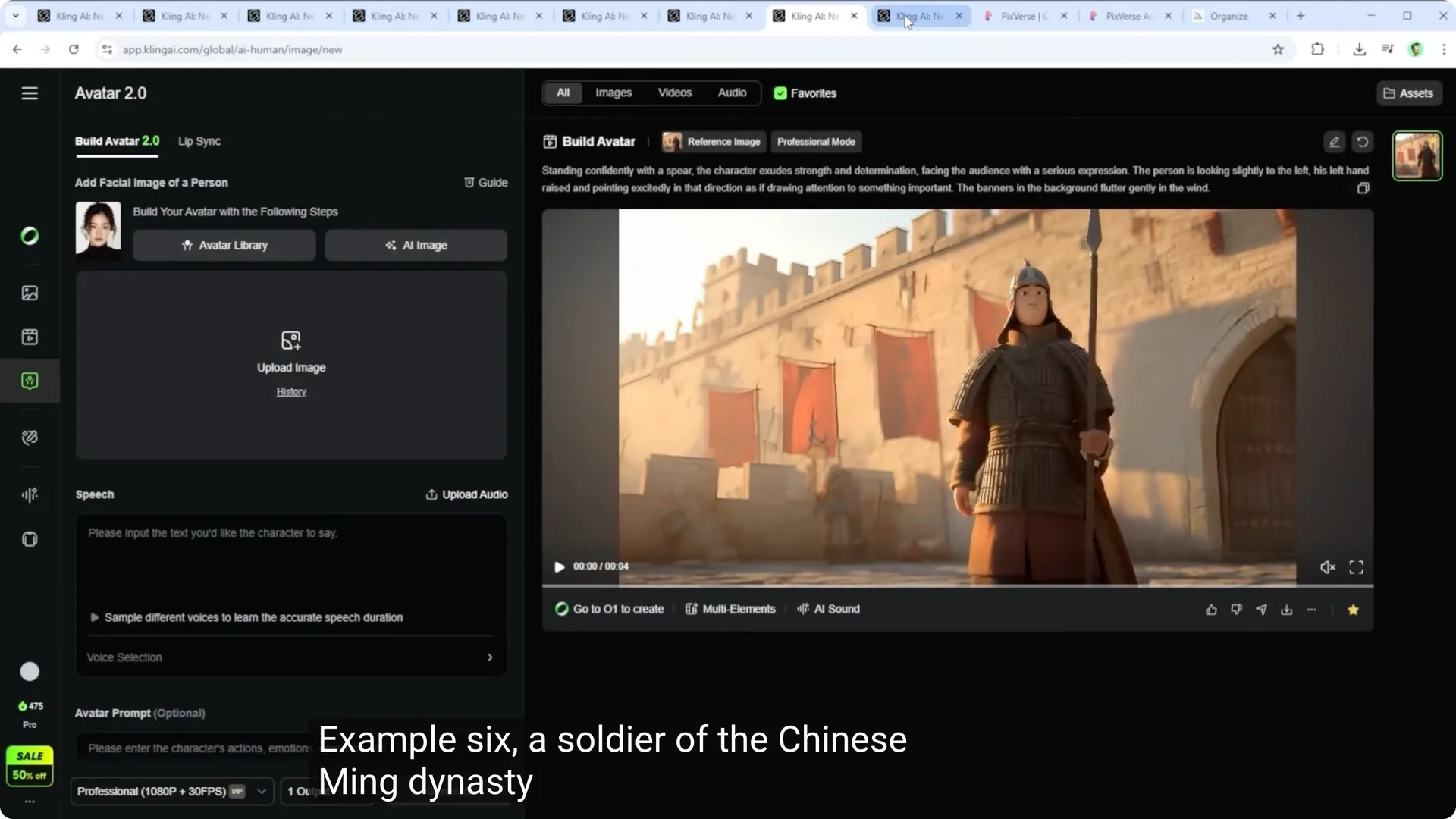 Kling Avatar 2.0 Full Beginner Tutorial – Image to Avatar screenshot 2