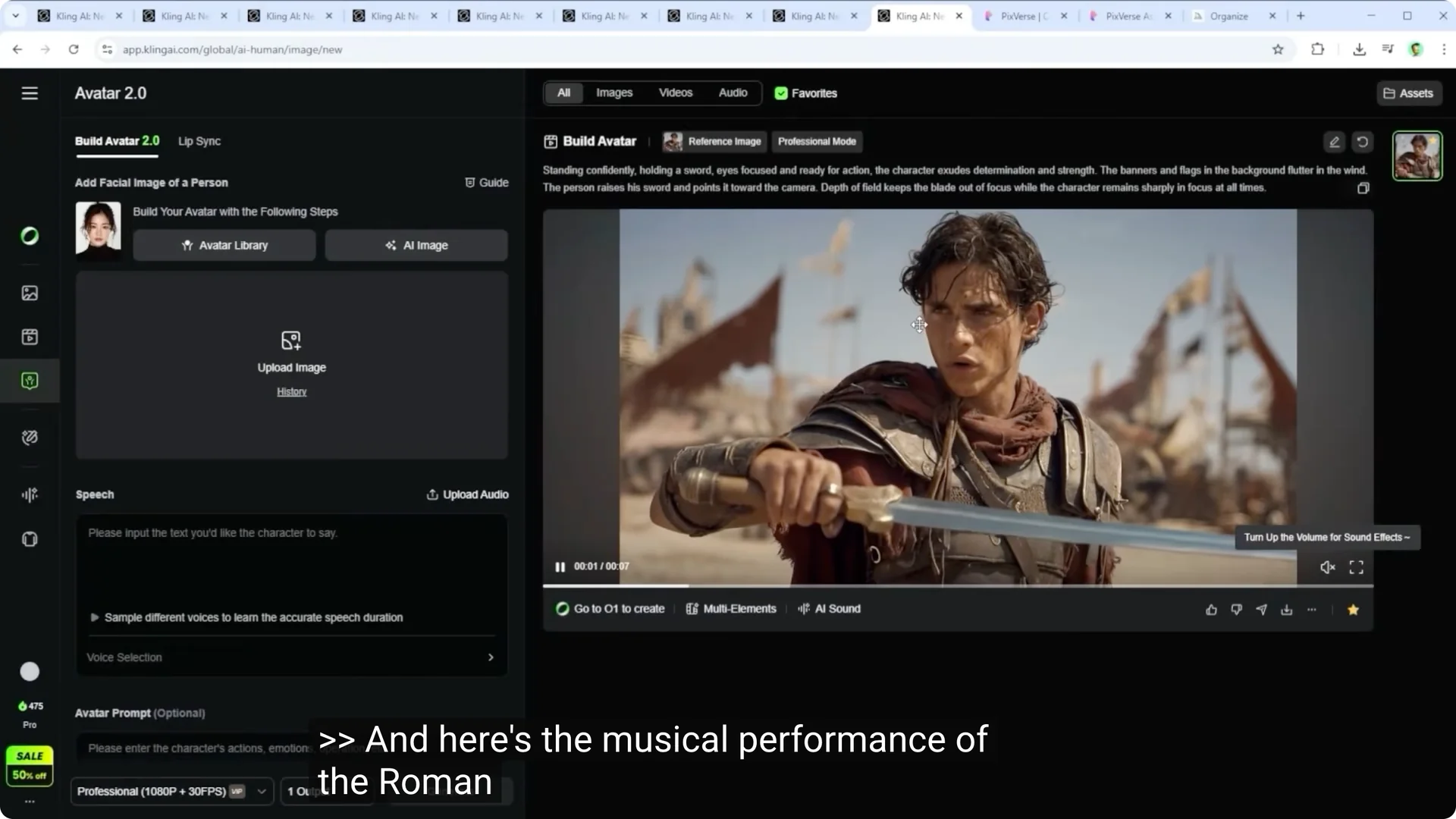 Kling Avatar 2.0 Full Beginner Tutorial – Image to Avatar screenshot 3
