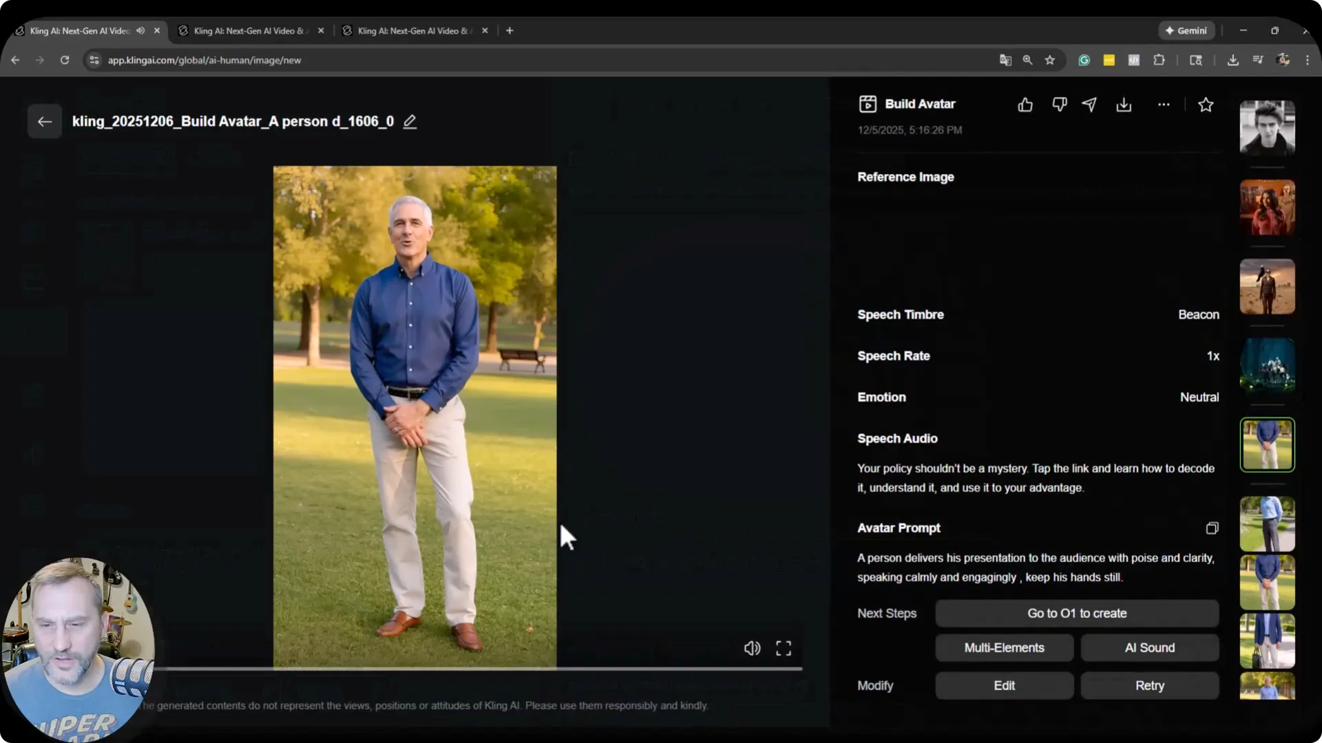 Kling Avatar 2.0:  Make Your Own AI Avatar in Minutes screenshot 9